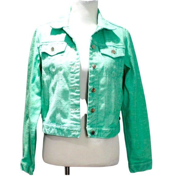 POLO JEANS CO. RALPH LAUREN Vintage green Jean jacket.